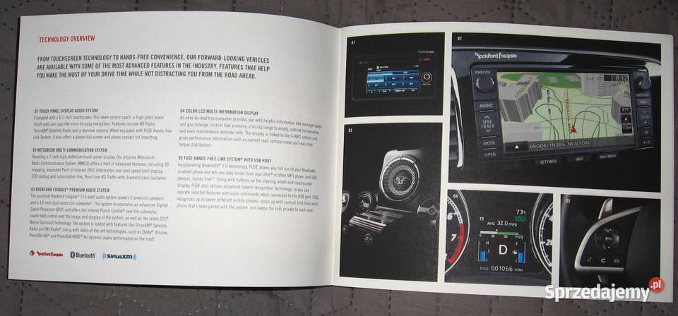 Mitsubishi 2015 Model Line Up prospekt katalog Kępice