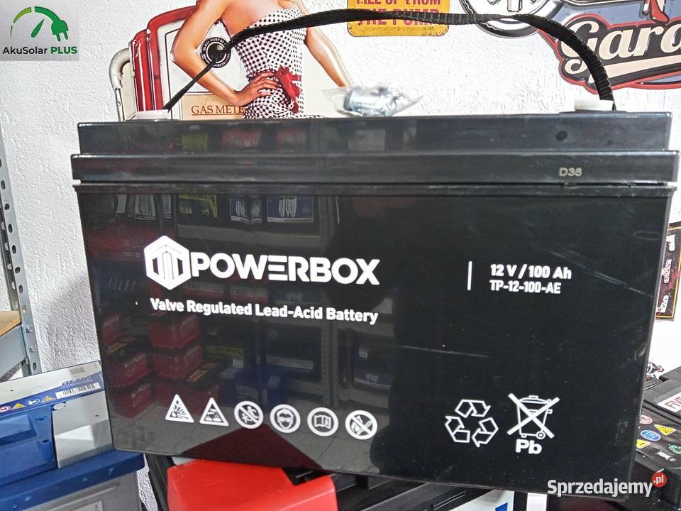 AKUMULATOR Powerbox 12V 100Ah VRLA AGM Częstochowa sprzedam