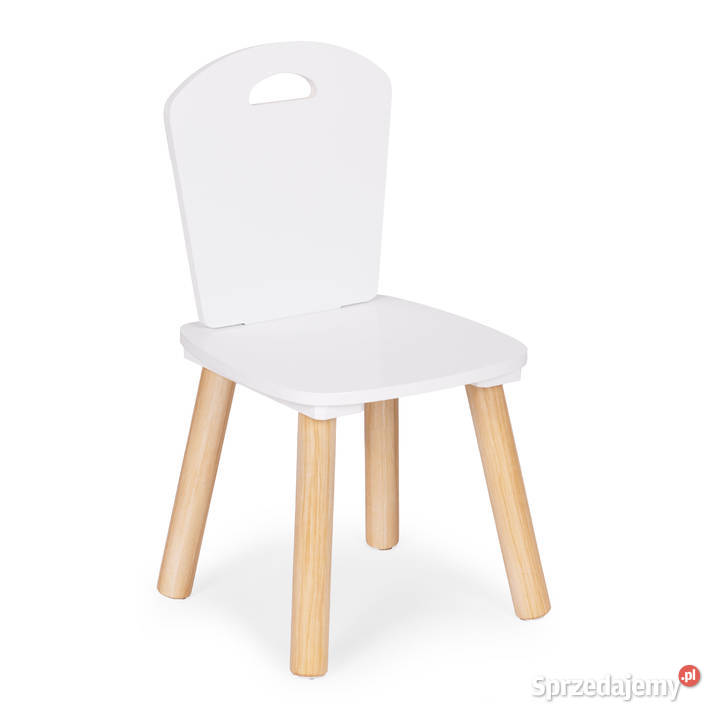 Zestaw mebli dzieci stolik 2 krzesła białe Smogorzów