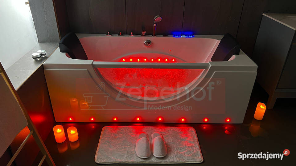 Wanna z hydromasażem C510 prostokątna Grabówka