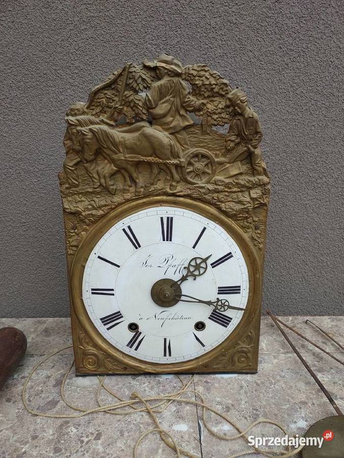 165 Stary zegar wkład mechanizm comtoise komplet Tczew sprzedam