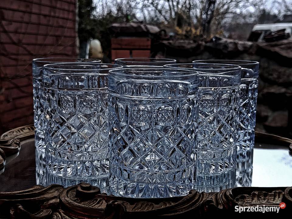 Szklanki kryształowe do whisky 6 sztuk lubuskie Klenica