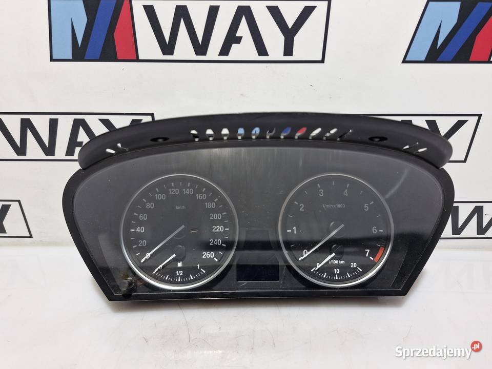 BMW E60 E61 LICZNIK ZEGARY EUROPA ORYGINAŁ osobowe