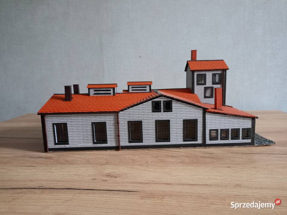 Parowozownia H0 ręcznie klejona Modelarstwo Antyki, Sztuka, Kolekcje Tarnów