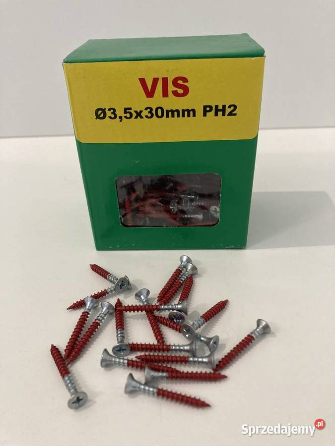 Wkręty do drewna VIS 35 x 30mm PH2 150 sztuk Rokietnica