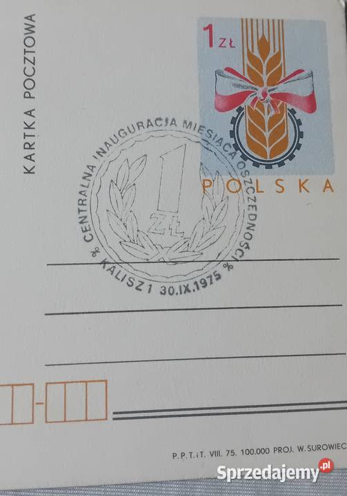 Pocztówka Dożynki Centralne Koszalin 1975 Koźminek sprzedam