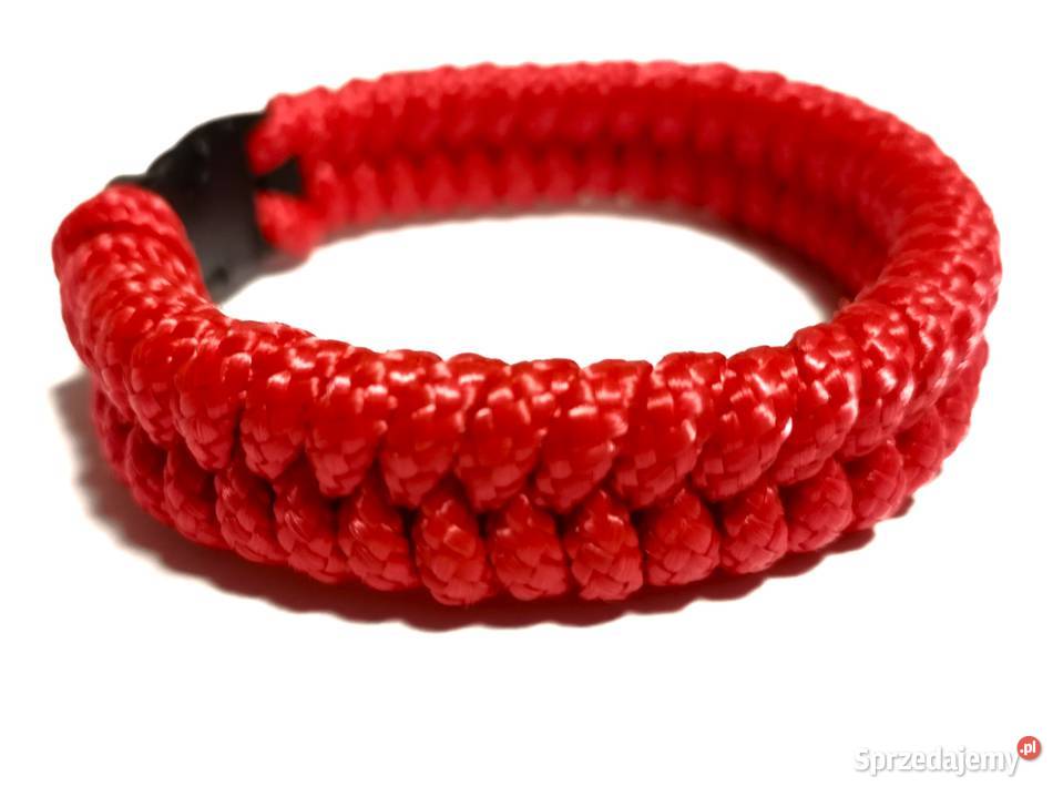 Bransoletka z paracordu splot Fishtail Knot Pozostałe