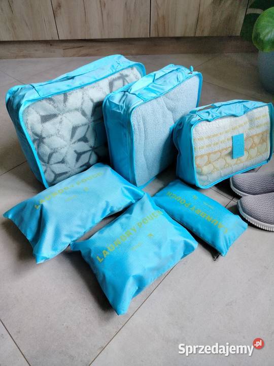 Duże organizery podróżne 6 sztuk pokrowce do sprzedam
