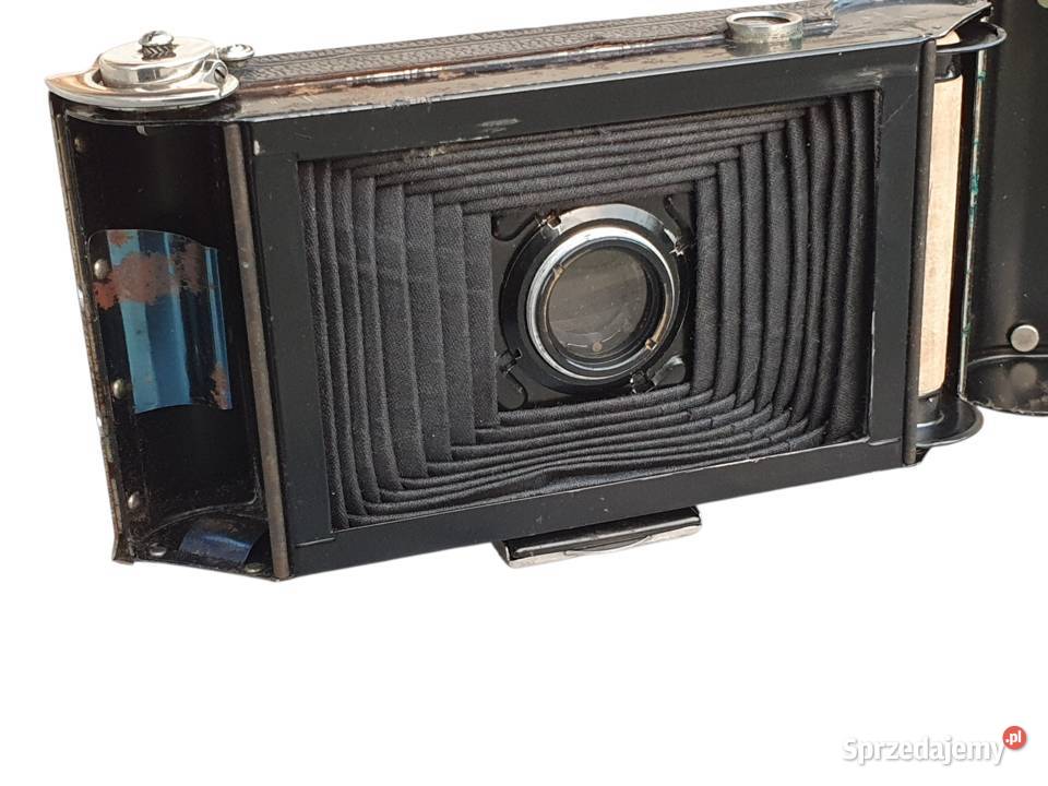 Stary zabytkowy aparat miechowy Voigtlnder Bessa śląskie Cieszyn