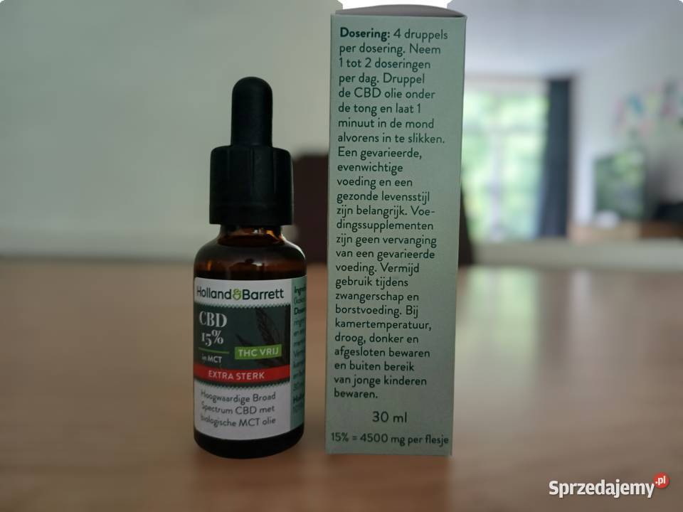 Holland Barrett Olejek CBD 15 30 ml Oryginalny Łódź