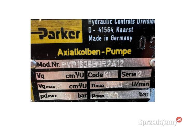Parker PVP1636B9R2A12 Parker PVP1636 Pompa wielkopolskie