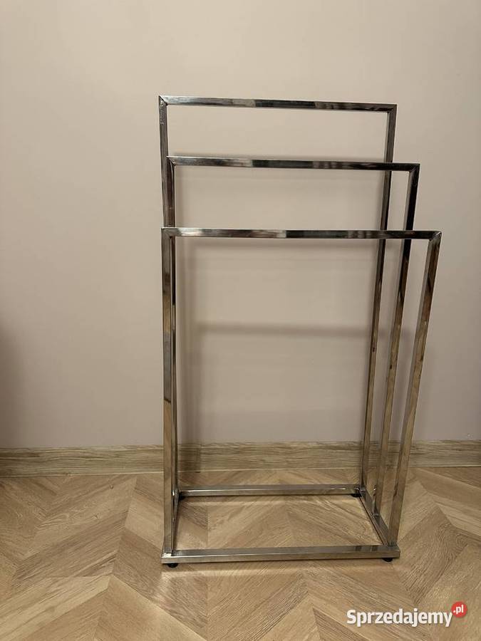 Stojak ma ręczniki trzy poziomy TIRE chrom łódzkie Łódź