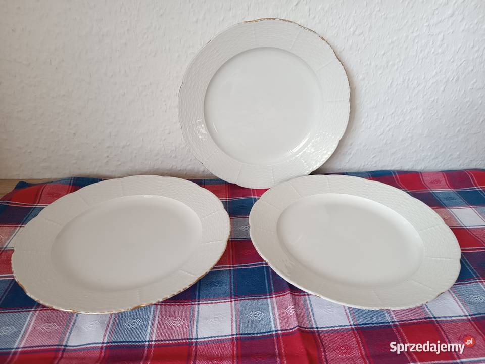 Talerze deserowe meissen KPM Porcelana i szkło Gorlice