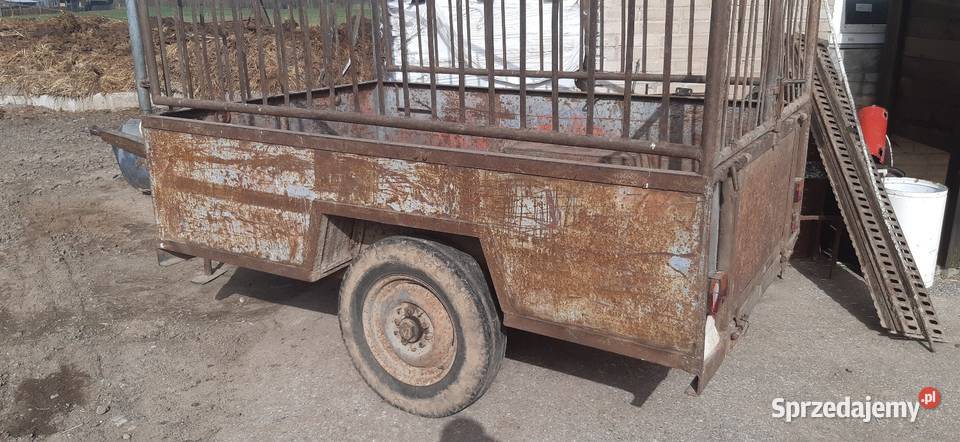 Przyczepka rolnicza ciągnikowa Przyczepy rolnicze Gatne Drugie