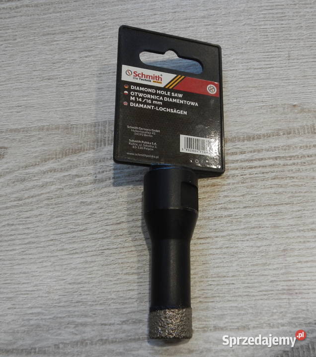 Otwornica diamentowa 16mm Schmith podkarpackie Leżajsk