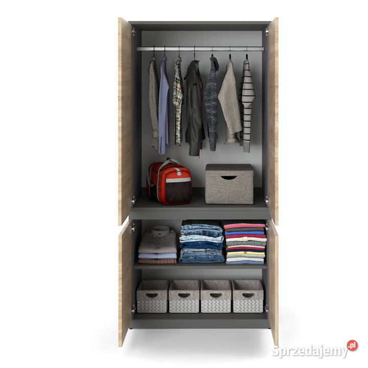Szafa Do Przedpokoju Loft 80 Garderoba Półki Elbląg