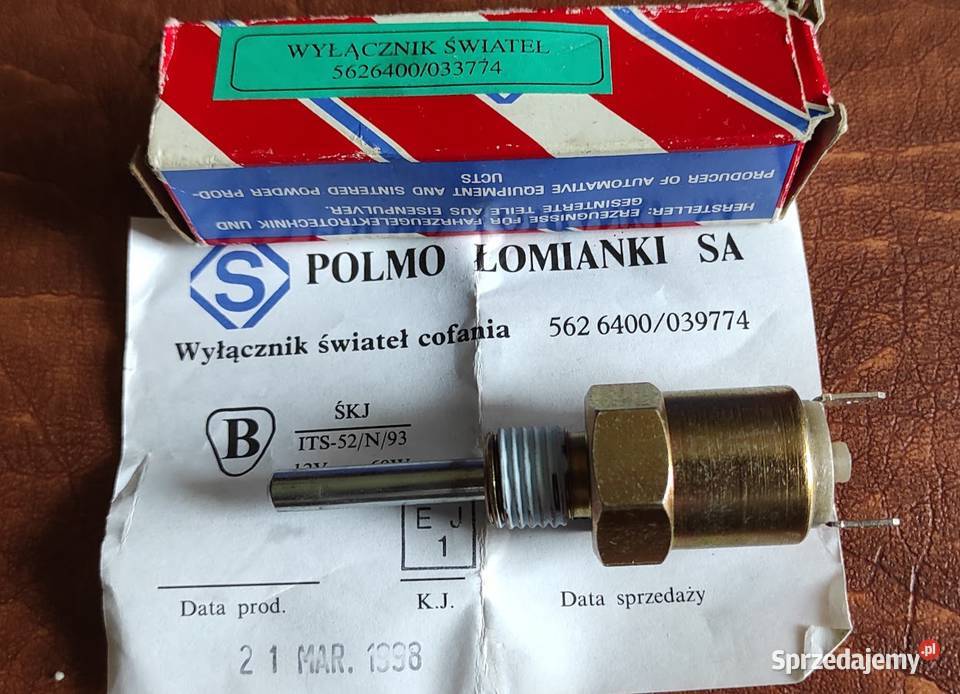 włącznik światła cofania POLMO 5626400039774 Lublin