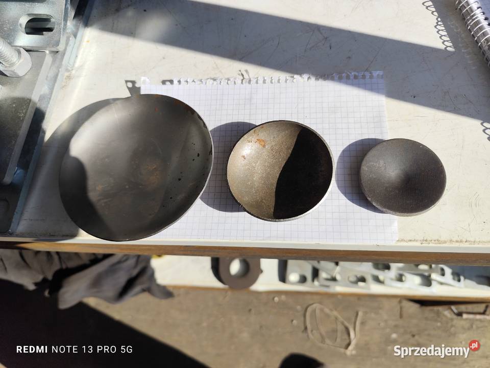 Daszek metalowy na słupek 60mm 80mm 125mm Słupki lubelskie
