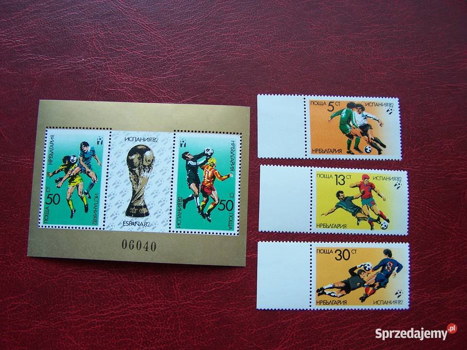 Bułgaria 1982 MNH Mi 310002 Sport Piłka nożna MŚ Filatelistyka śląskie