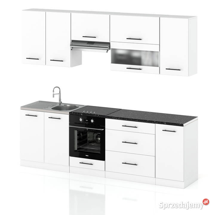 Meble Kuchenne Białe Nowoczesne Z Blatem Elbląg