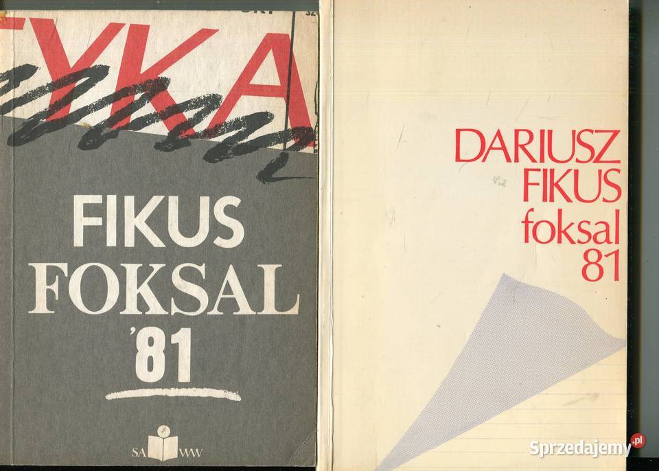 Foksal 81 Dariusz Fikus 2 wydania Kultura i Rozrywka Szczecin