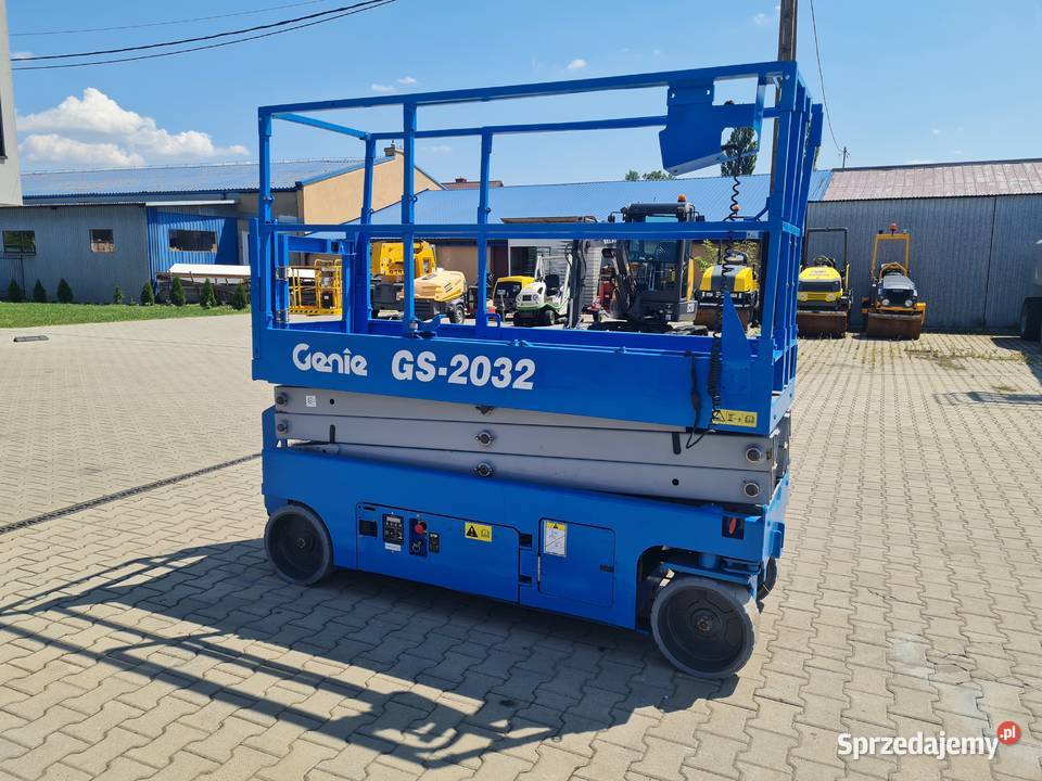 Podnośnik nożycowy elektryczny Genie GS2032 2012 pełny VAT Dąbrowa Tarnowska