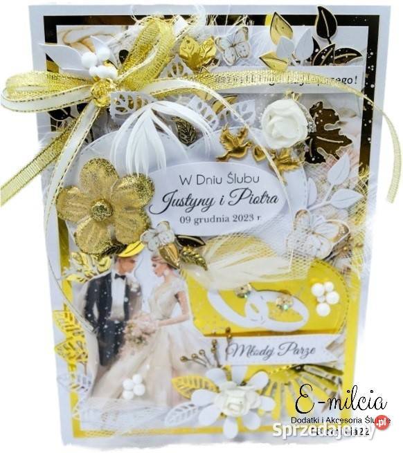 Kartka z życzeniami z okazji ślubu Pamiątka Pozostałe Zielona Góra