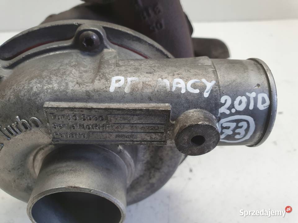TURBOSPRĘŻARKA Mazda Premacy 20 TD turbo lubelskie Chełm
