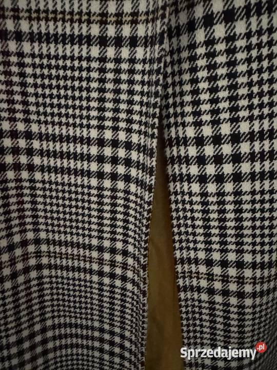 Obserwuj Płaszcz damski vintage SM w kratę