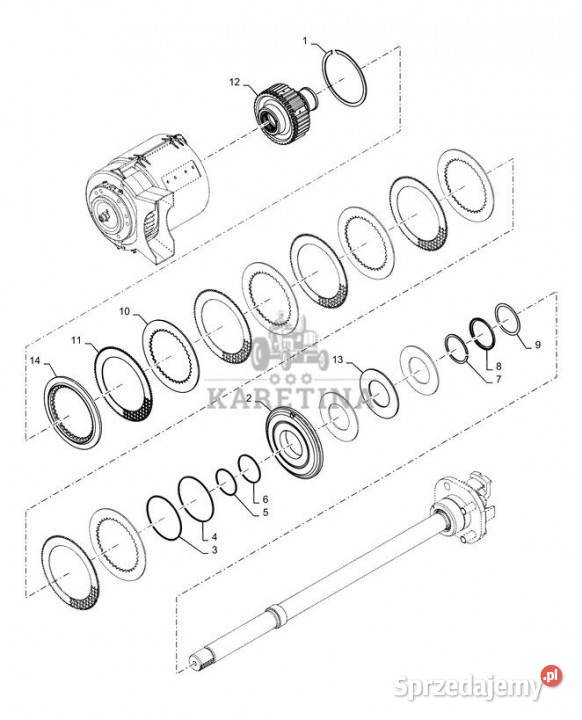 Holland T6090 Piasta 84482494 Pozostałe
