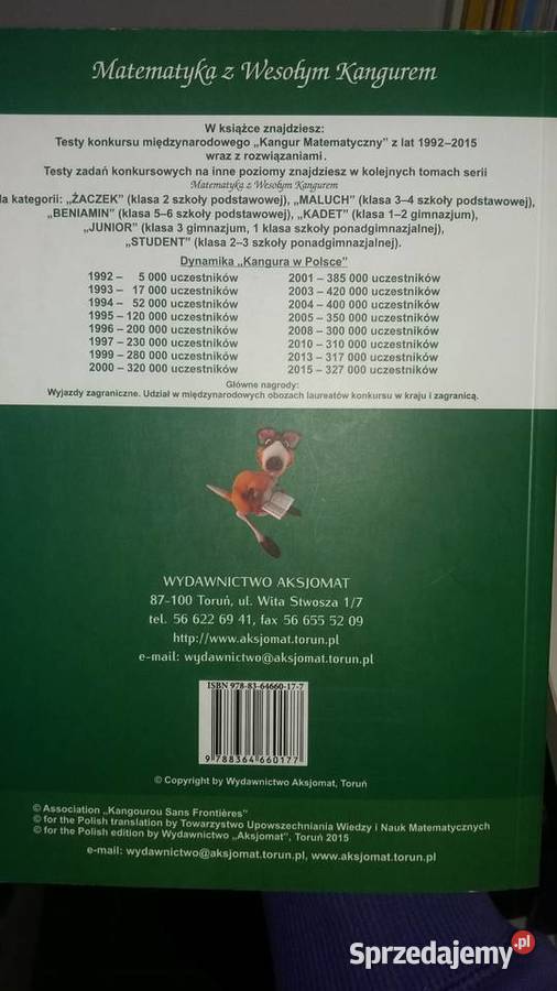 junior matematyczny aksjomat antykwariat książki Warszawa