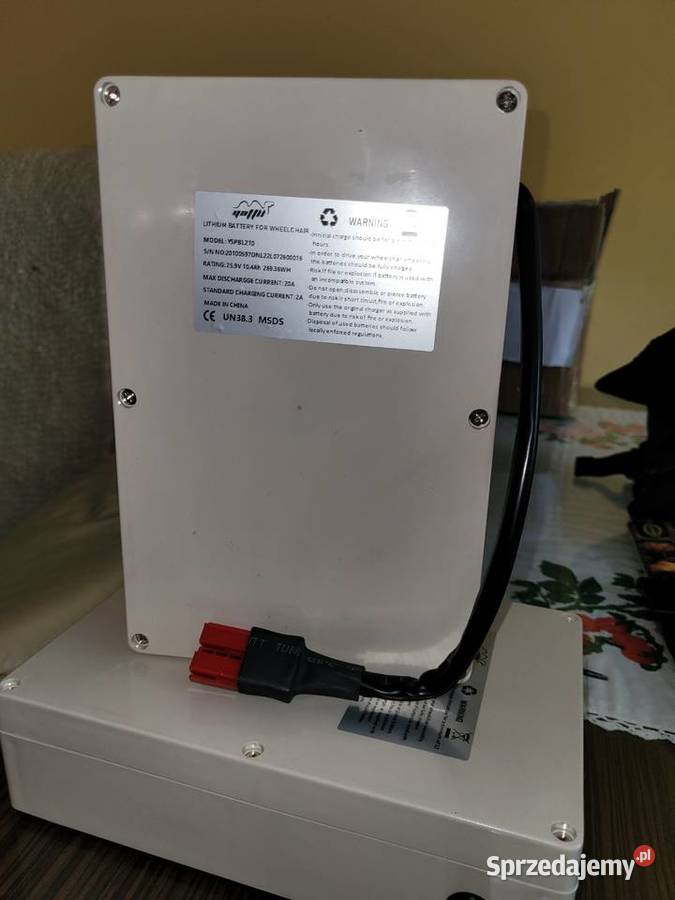 Bateria do wózka inwalidzkiego 24V 10Ah 270WH