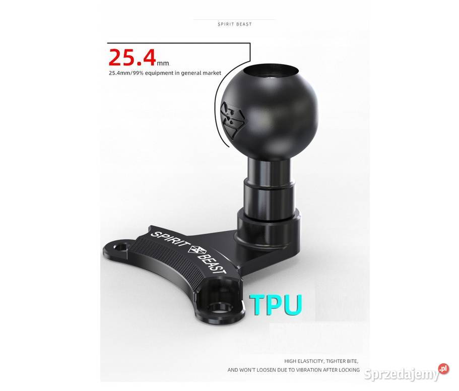 UCHWYT NA TELEFON Z KULKĄ GPS DO BAKU MOTOCYKLA