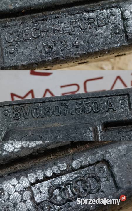 AUDI A3 S3 PIANKA ABSORBER ZDERZAKA CZUJNIK Pleszew