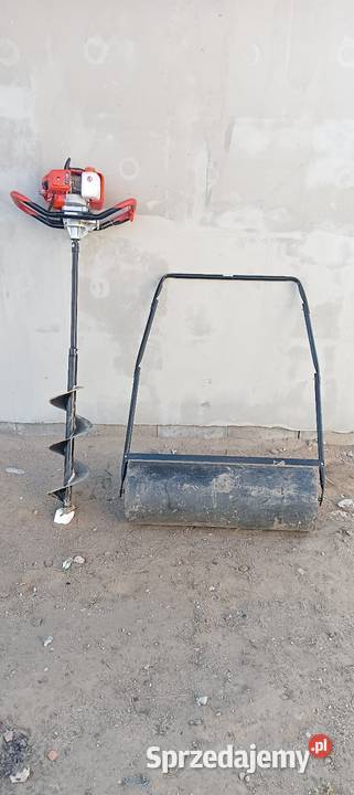 Wiertnica spalinowa walec ogrodowy wynajem Stary Dwór sprzedam