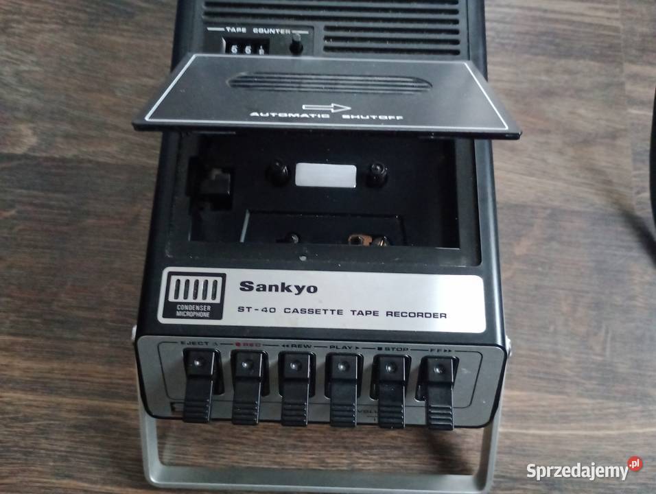Magnetofon kasetowy japoński sankyo z lat 80 nie Audio Dywity