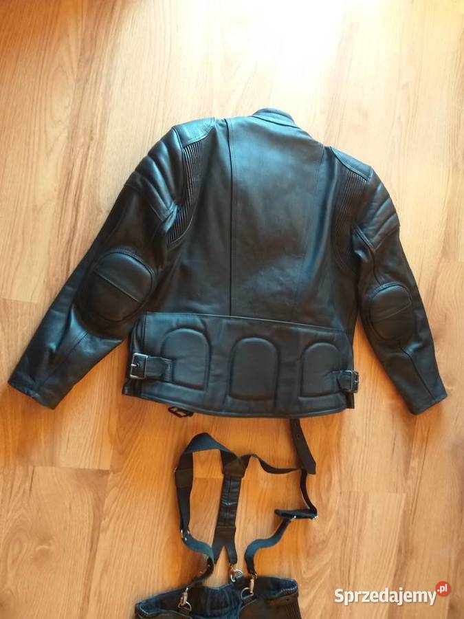 Komplet Kombinezon Kurtka motocyklowa spodnie Kraczkowa