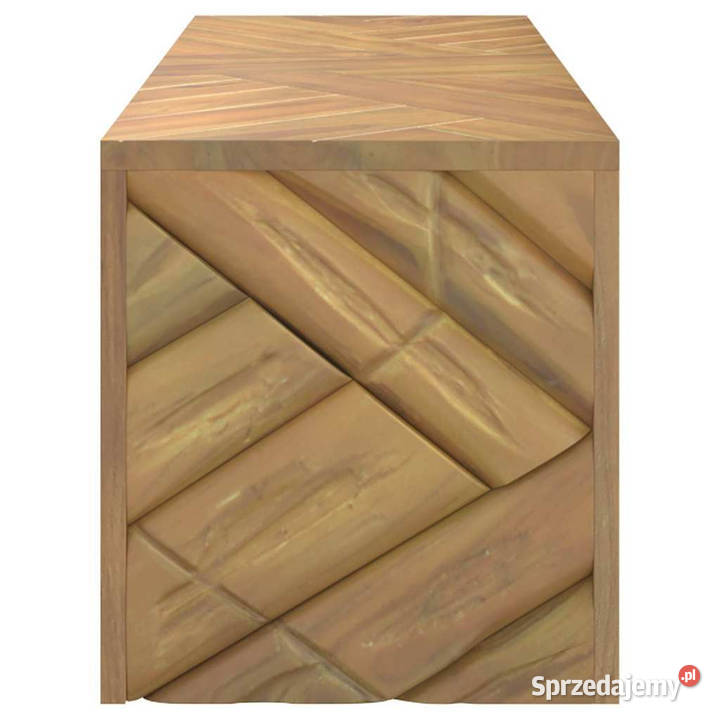 Stolik kawowy 110x35x38 lite drewno tekowe Warszawa