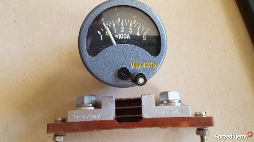 Woltamperometr WA540 500A 75mV z bocznikiem Części i akcesoria Lidzbark Warmiński