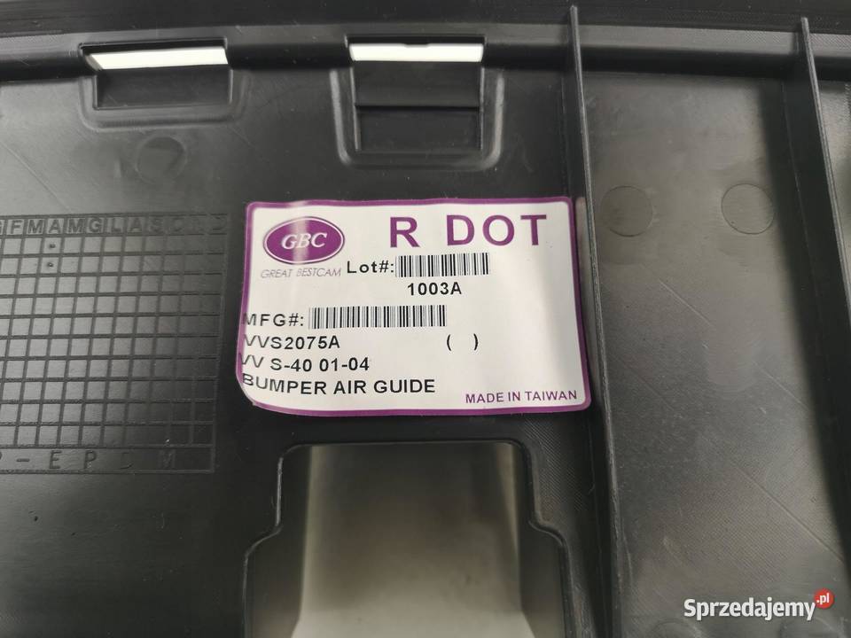 KIEROWNICA POWIETRZA PRZÓD VOLVO S40 SCANTECH