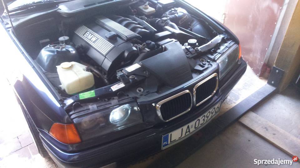 BMW e36 m52b20 gaz stag300 gwint felgi BBS 18 skórzana tapicerka Janów Lubelski sprzedam