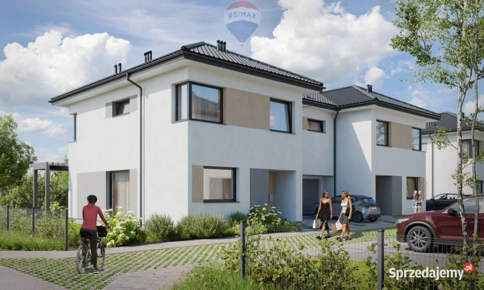 Nowoczesny dom bliźniak w Łazach 11A
