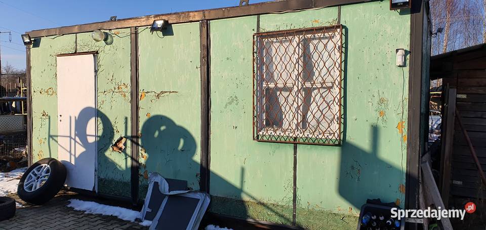 Kontener socjalny budowlany 3x6 zduńska Wola łódzkie