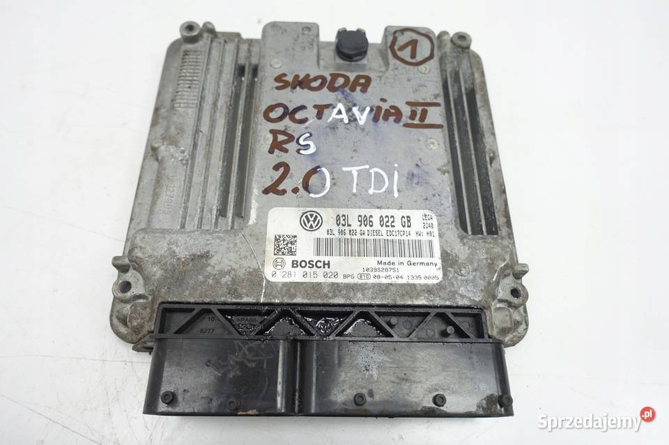 Skoda Octavia II RS VRS 20 TDI STEROWNIK SILNIKA Rudka sprzedam