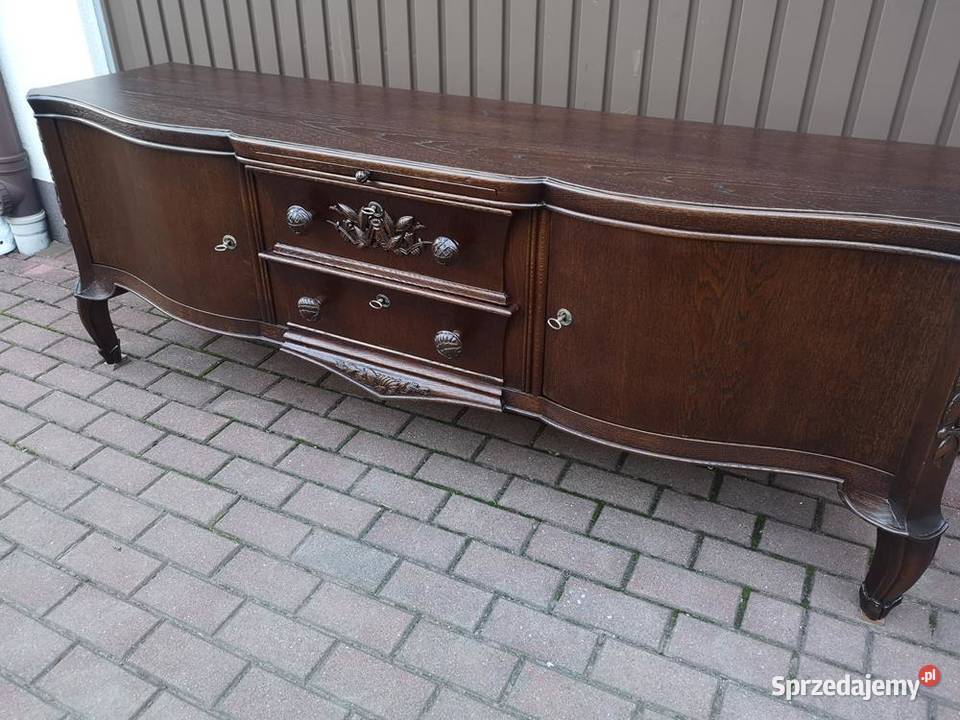 Komoda Niska RTV 197 Dębowa Solidna Zgrabna Swarzędz