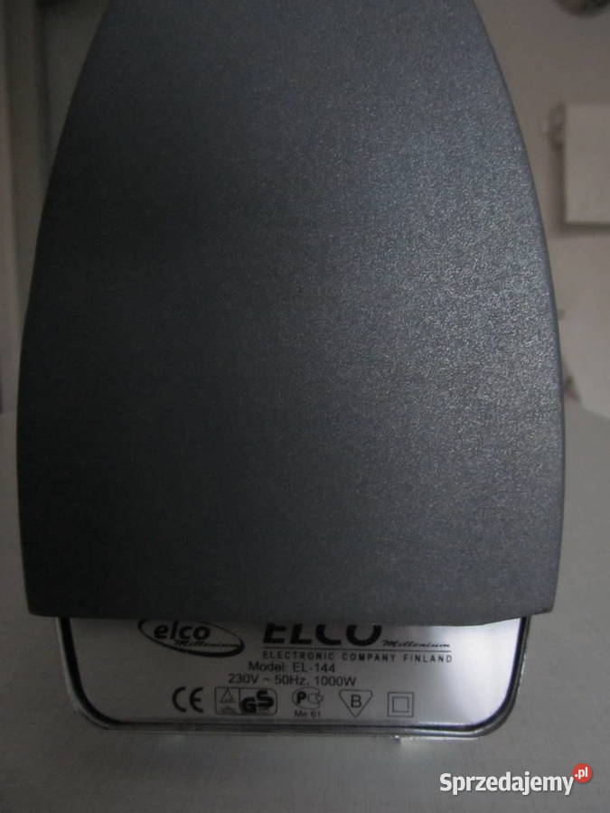 Żelazko 1000 W nowe z powłoką chroniącą tkaniny Dom i Ogród Elbląg