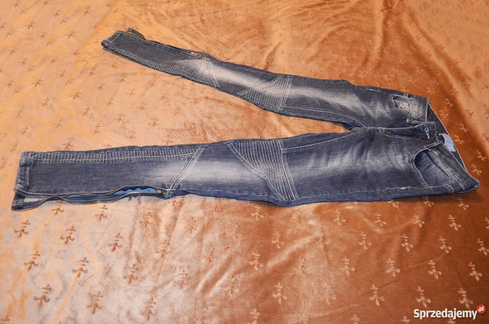 Markowe spodnie jeans PullBear niebieski Warszawa