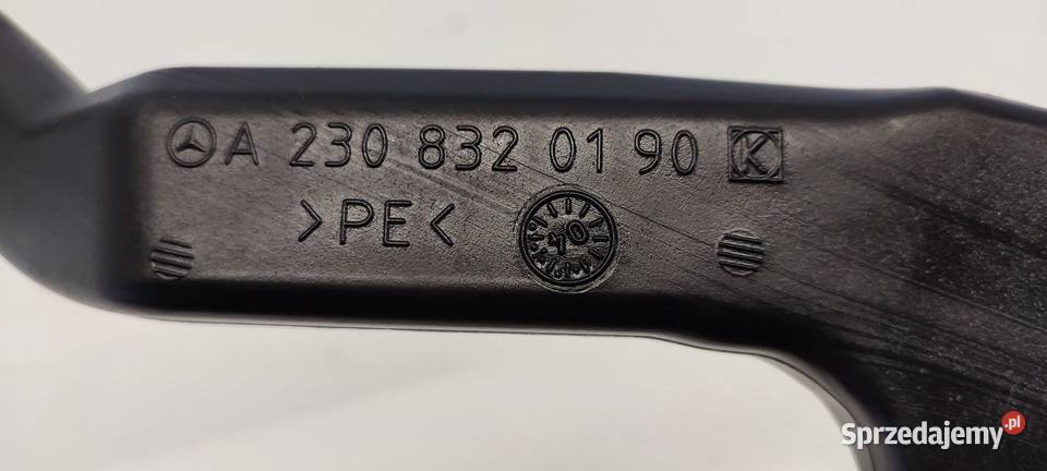 MERCEDES SL R230 RYNNA ODPŁYW PODSZYBIA LEWY