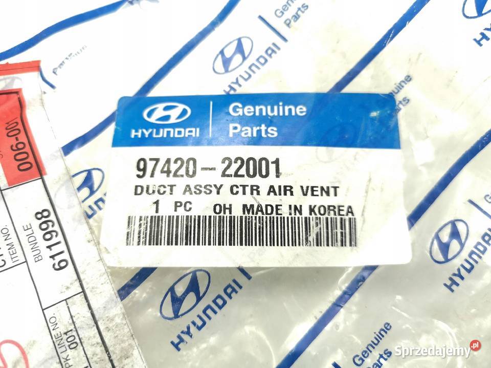 KRATKA NAWIEWU KONSOLI ŚRODEK HYUNDAI ACCENT