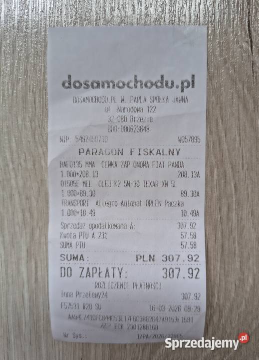 CEWKA ZAPŁONOWA FIAT PUNTO 1214 MAGNETI MARELLI zachodniopomorskie sprzedam